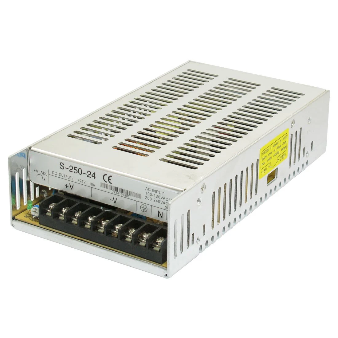 WSFS горячая Распродажа три выхода Импульсный источник питания DC 24V 10A 250W для