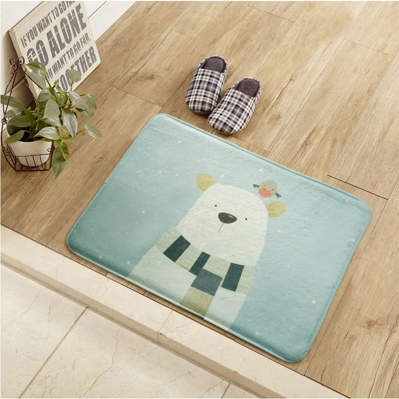 Simple door mat bedroom door mat bathroom non slip wear resistant mats