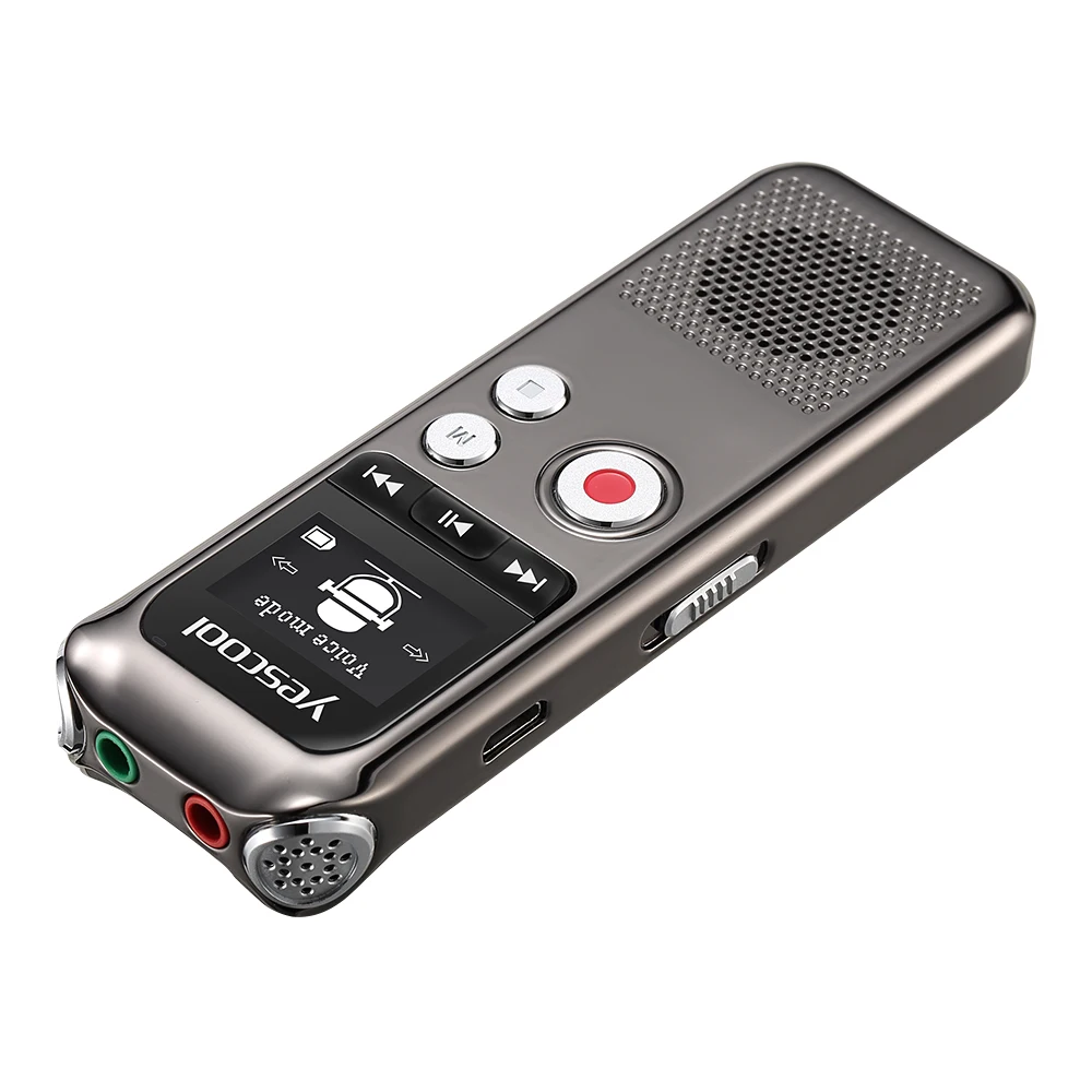 Yescool A60 Профессиональный диктофон espia мини диктофон регистратор grabadora de voz поддержка MP3 плеер аудио рекордер