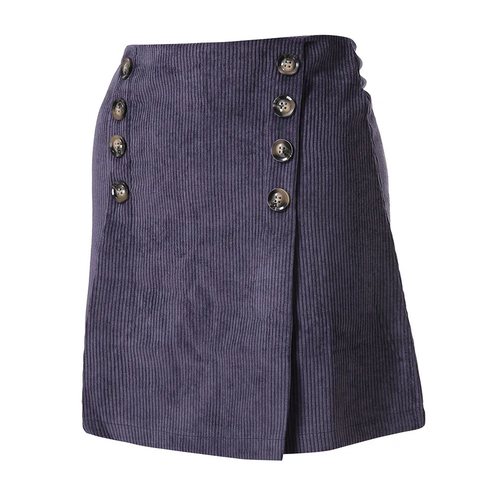Женская Зимняя юбка очаровательные мини-юбки женская модная Клубная Сексуальная клетчатая юбка с низкой талией Женская юбка с украшением