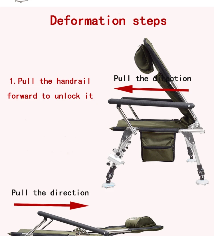 Новое Европейское рыболовное кресло из нержавеющей стали, многофункциональное складное рыболовное кресло Chai, переносное уличное рыболовное кресло, для всей местности