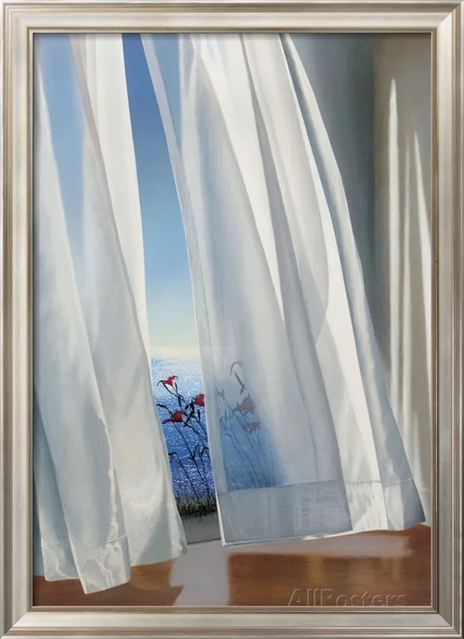 Good Day by Alice Dalton Brown Beach Window Interior Print Poster 24x36