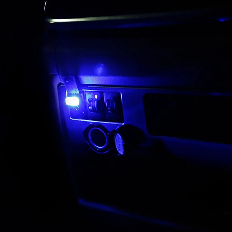Автомобильный USB светодиодный атмосферный свет декоративная лампа