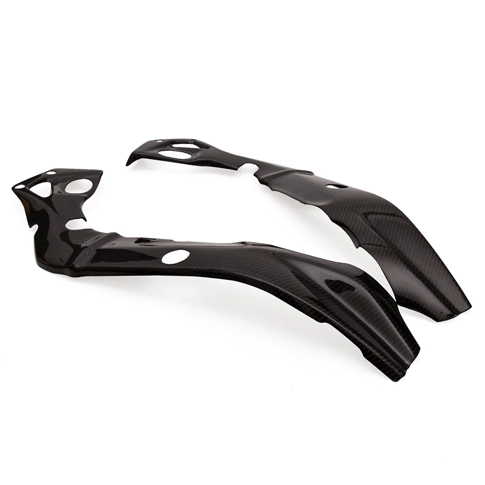 Углеродного волокна мотоциклетные рамки Защитная крышка саржевого переплетения для BMW S1000RR S 1000RR