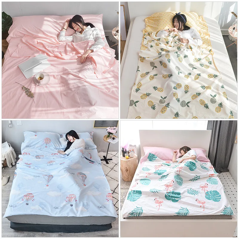 

Factory direct outdoor travel high elastic sleeping bag liner portable carrying sheets hotel anti-dirty sleeping bag