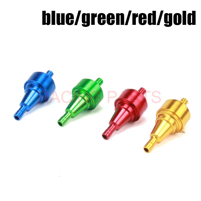 

CNC Aluminium 6mm Petrol Gas Oil Fuel Filter Universal For Motorcycle Pit Dirt Bike ATV Oil Filters High Quality