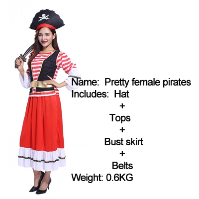 Костюм для Хэллоуина для взрослых обувь для мужчин и женщин пират Капитан Костюм Театральный Костюм пирата ролевая капитан - Цвет: DYN1020