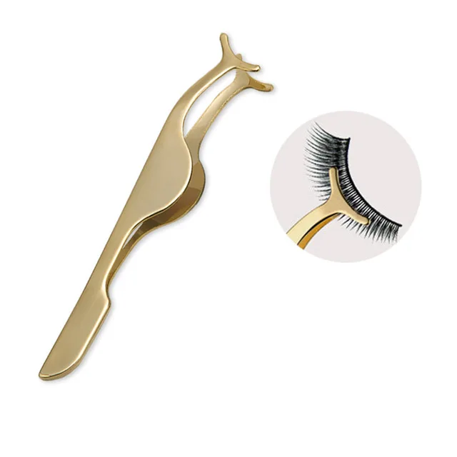 

2018 Magnetic False Eyelashes Extensions Make Up mink strip eye lashes Tweezers 3d lashes Clip Clamp Makeup Forceps Tool Beauty