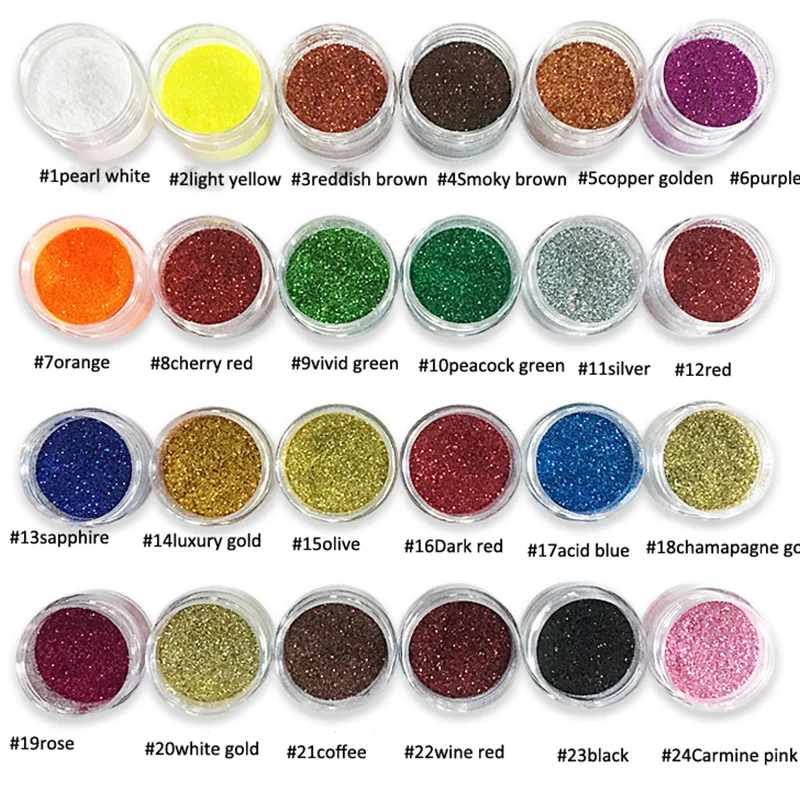 

0.2mm Holographic Nail Powder Dust#@Shinning Nail Glitter Dust Powder For DIY Manicure Tips Art Laser Glitter Powder Decoration&