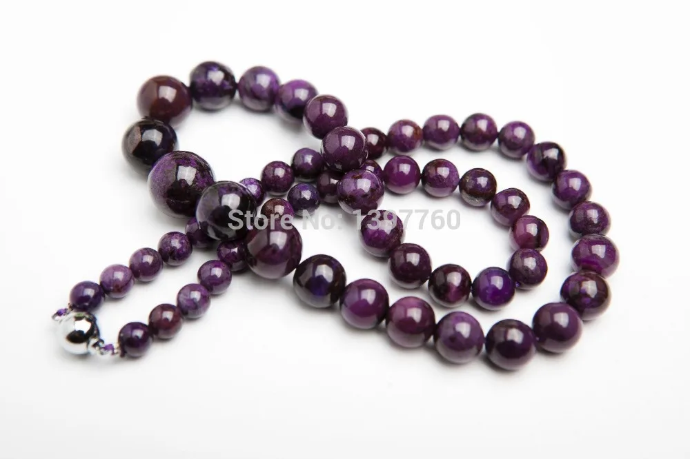 

Miss charm Jew.221 Top Quality Natural South Africa Purple Sugilite Lady Necklace