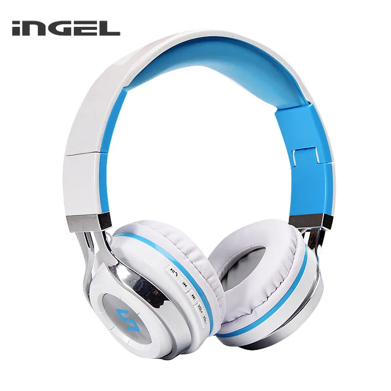 Original INGEL BT501 Wireless Bluetooth Headphones With Micro USB Cable Mini Portable Earbuds Stereo Foldable Headset for Phone |