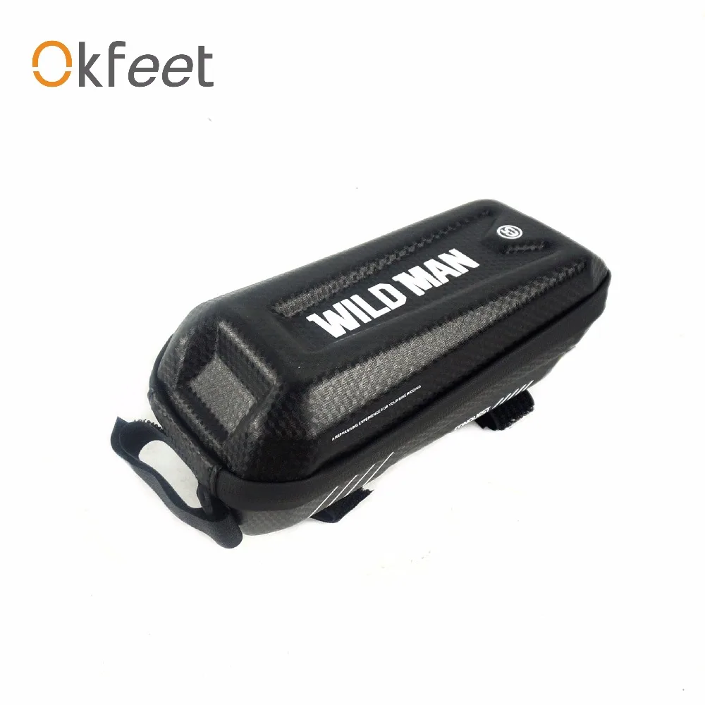 Discount okfeet Front Frame Solid Bag Bicycle Bags Box  Waterproof Large Capacity Ebike Conversion Part  Accessories 0