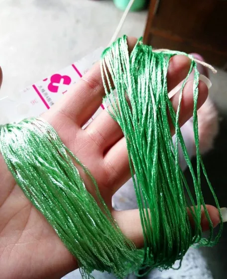 

1pcs = 8 meter Long 6 Strands you choose color colorful silk thread photo cross stitch same color as DMC floss needlework