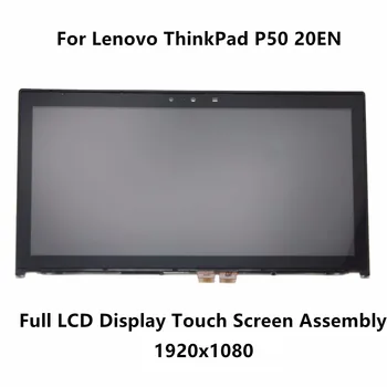 

15.6''IPS Panel Full LCD Display Touch Glass Digitizer Screen Assembly Frame NV156FHM-N42 For Lenovo ThinkPad P50 20EN 1920x1080