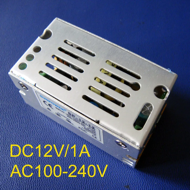 12V-1A-12W LED Switching Power Supply,1A/DC12V ,85-265AC input,power suply 12Vdc Output CE ROSH free shipping 5pcs/lot