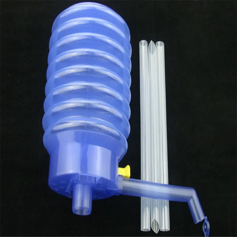 Portable Bottled Drinking Water Hand Press Removable tube Innovative vacuum action Manual Pump Dispenser new #3d21 (3)