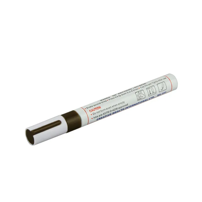 

lorful Waterproof Pen Car Permanent Tyre Tire Metal Paint Marking Pen Marker Motor Bike Permanent Paint-white Auto Accessories#7