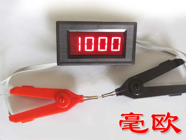 

Low Resistance Tester Millimeter Low Resistance Tester 3 Bit Half Ohmmeter Resistor Head