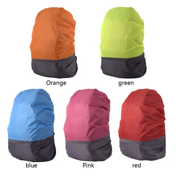 

Backpack Rain Cover 18-25L Reflective Waterproof Bag Cover Outdoor Camping Travel Rainproof Dustproof Covers For Backpacks