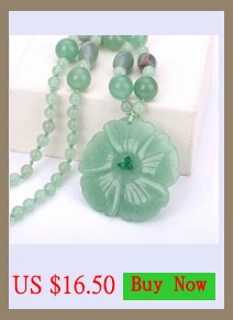 pingente colares para mulheres aventurine jade corrente