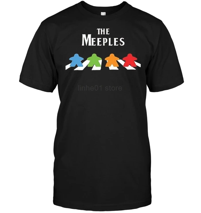 

The Meeples Board Game Addict 2019 Summer Men's Short Sleeve T-Shirt