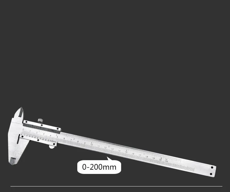 Штангенциркуль " 0-150 мм/0-200 мм четырехцелевой металлический штангенциркуль Калибр микрометеруглеродистая сталь прецизионные измерительные инструменты