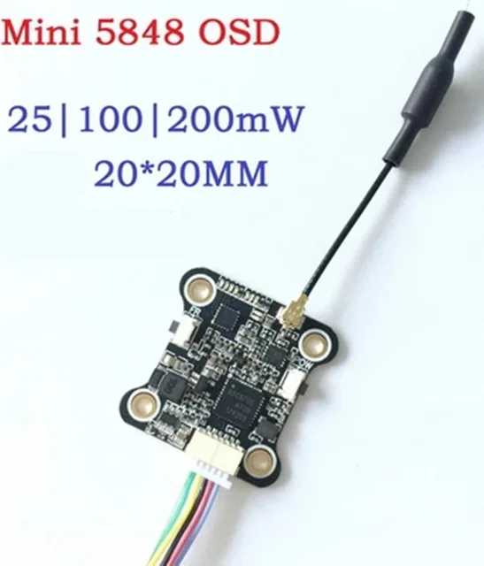 Мини 5848 5804 VTX 5 8G 48CH 25mW 100mW 200mW переключатель видео передатчик для RC FPV Racing Drone