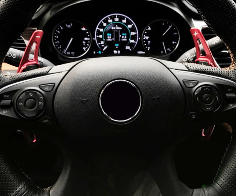 Для Opel Astra K Hatchback 2015-2021 / Cadillac XT5 2016-2021 Цветной алюминиевый руль DSG Paddle Extension Shifters |