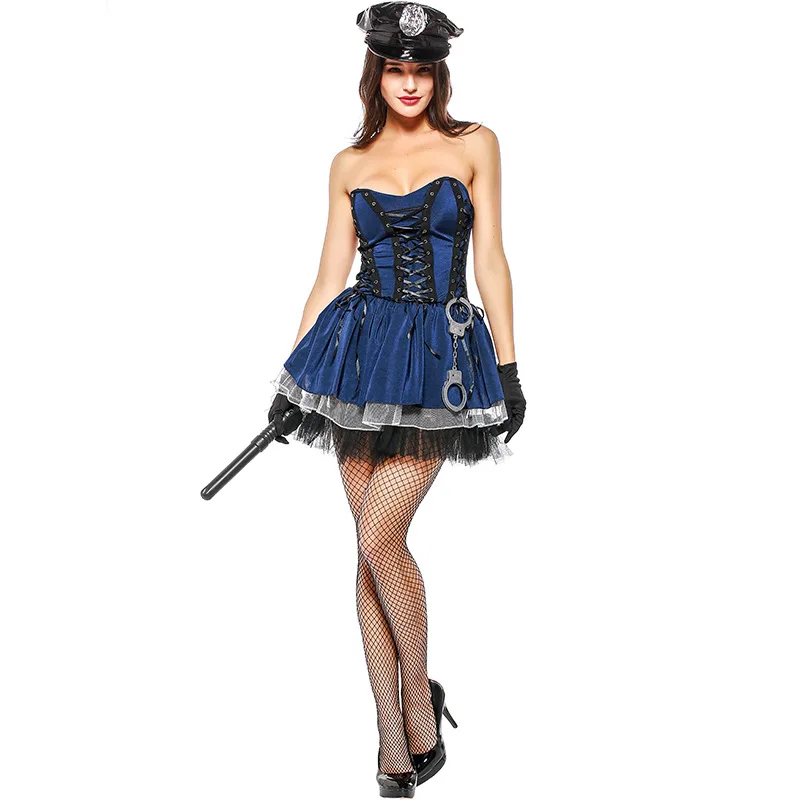 

cosplay costume carnaval kigurumi party cosplay cop dress sexy police woman game role play clothing Valentine's gift