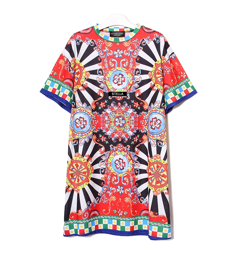 Vestido de Praia Plus Size Senhoras Bonito