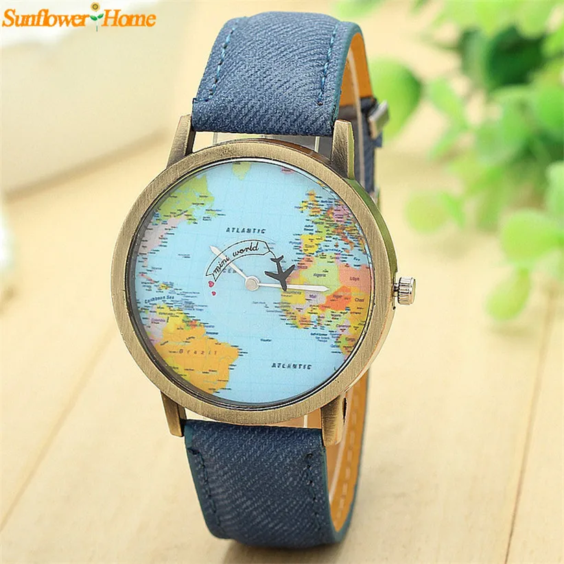 Newly Design Mini World Map Watch Men Women Gift Watches Sep11(China (Mainland) Map Of The World Watch Map Of The World Watch Newly Design Mini World Map Watch Men Women Gift Watches Sep11(China (Mainland)