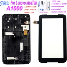 7" Touch Panel for Lenovo Tablet IdeaTab A1000 A1000L Touch Screen Digitizer LCD Display Assembly with Frame Matrix Screen