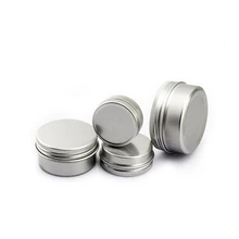 30 г Косметика оловянный Металл банки, 50 г DIY контейнер для крема алюминиевый корпус пустой образец Баночки, косметика алюминиевая банка для хранения косметики 100 г