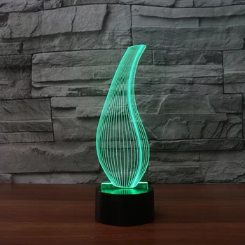 

Artistic Modeling Abstract 3d Lamp 7 Color Led Night Lamps For Kids Touch Led Usb Table Lampara Lampe Baby Sleeping Nightlight