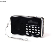 Mosunx Hifi Горячая новинка мини цифровой портативный музыкальный MP3 плеер Micro SD/TF карта динамик FM радио Прямая поставка