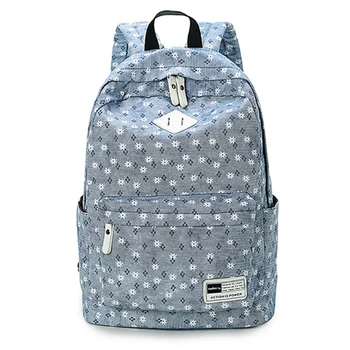 

Brand Design Fresh Cute women Bag Backpack Floral High Quality Canvas Printing School bags for Teenage Girl Backpacks mochila