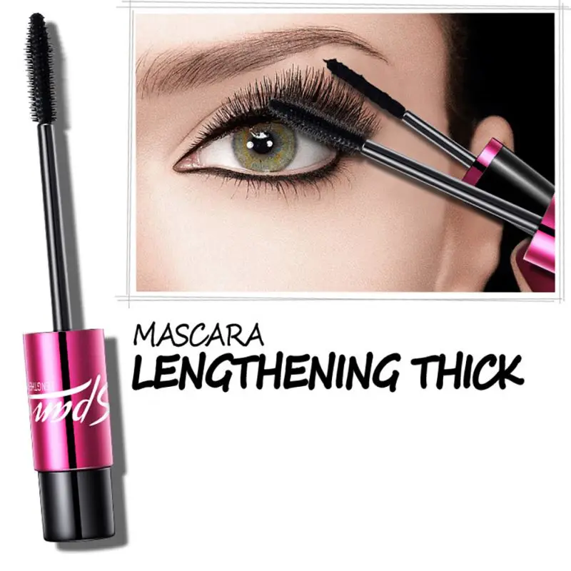 

Women Lengthening Thick Mascara Eye Makeup Quick Dry Curling Long Lasting Waterproof Eyelashes Black Mascara Cosmetics