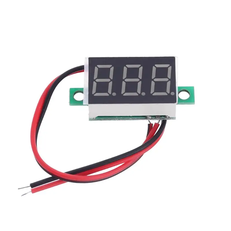 

0.36" Digital Voltmeter DC 4.5-30V 2 Wires Red LED Display Panel Voltage Meter