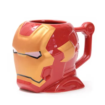 

Iron Man Coffee Mugs 3D Cups and Mugs Ceramic Mark Creative Drinkware