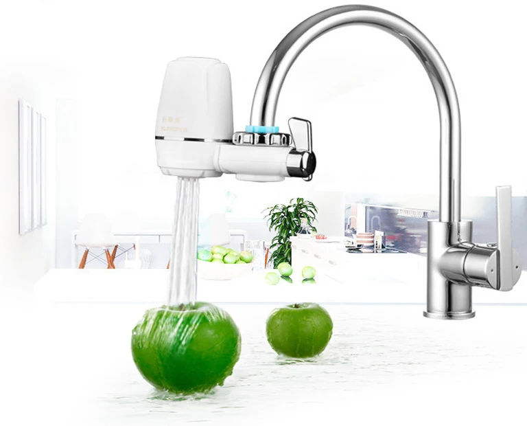 

Tap Water Purifier Kitchen Water Filter Faucet Washable Ceramic Percolator Mini Water Purification Rust Bacteria Removal