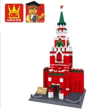 8017 Спасская башня москваного Кремля известный строительный кирпичный блок игрушки совместимы с крупным брендом 1048 шт