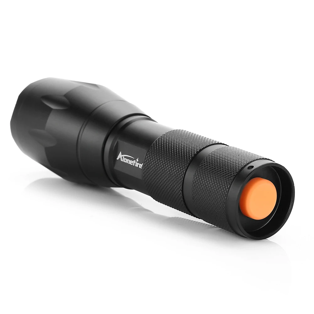 AloneFire E17 CREE XP-L V6 ультра яркий 10 Вт светодиодный фонарик Zoom T6 lanterna фонарь масштабируемый Водонепроницаемый 18650 перезаряжаемый аккумулятор