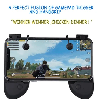 

Phone Gamepad Trigger Mobile Game Fire Button Aim Key L1R1 Shooter Controller For PUBG Knives out Rules of Survivle