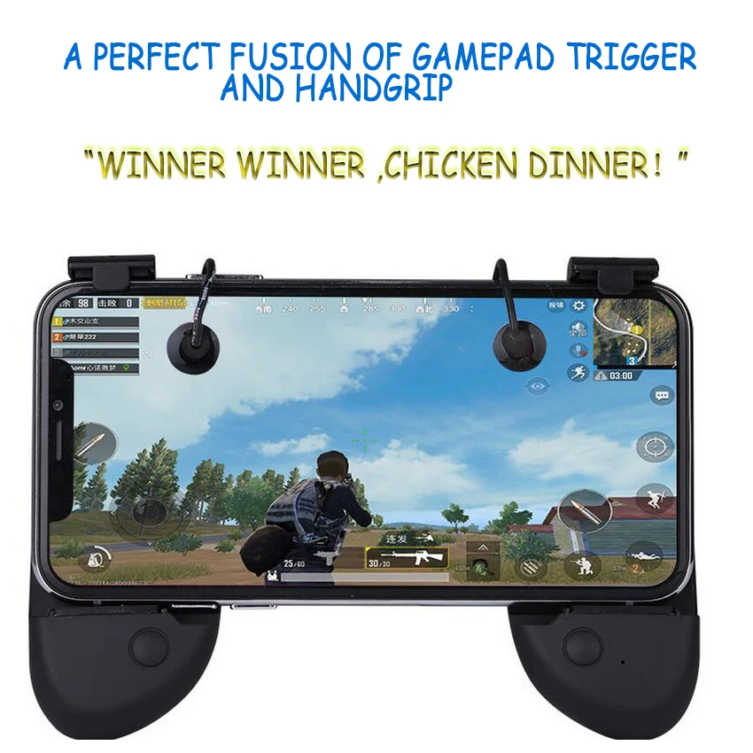  Phone Gamepad Trigger Mobile Game Fire Button Aim Key L1R1 Shooter Controller For PUBG Knives out R
