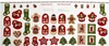 145cm x 55cm Linen Cotton Santa Claus Milu gingerbread Snowman Christmas Stocking Tree Doll Manual DIY fabric Location Cloth ► Photo 3/5