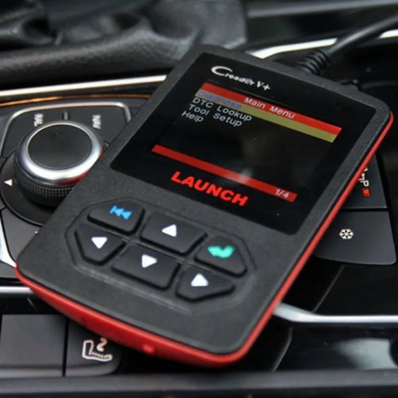 Горячая Распродажа 2018 Creader V + OBD2 сканер кодов CReader Plus OBDII диагностический