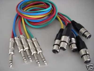 10 XLR Female to 1/4 &quotTRS накладной гибкий студийный кабель XF4 | Обустройство дома