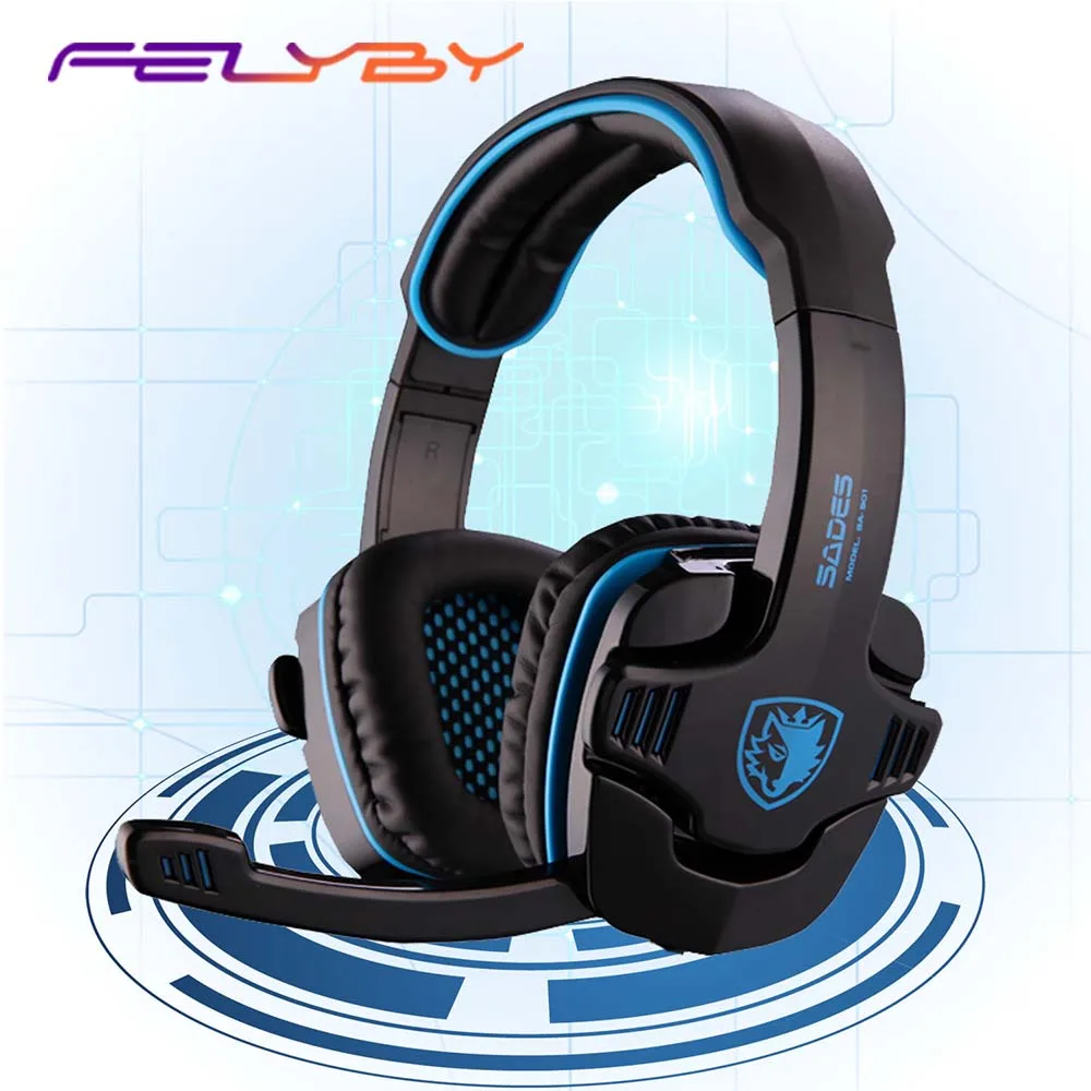 FELYBY SA901 игровая компьютерная игровая гарнитура esports Проводная гарнитура