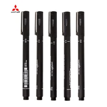 Uni Pin Art Pigma paint ing Pen водостойкая и выцветающая линейная краска ручка черного цвета товары для рукоделия пигментная ручка 005-08