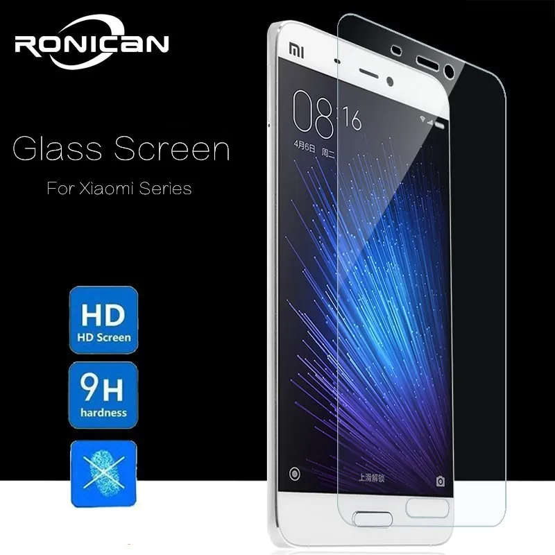 Защитное стекло RONICAN закаленное 9H 2.5D для Xiaomi Redmi 5A 4A 3X 3S 3 Pro Note 2 Mi5 Mi4C Mi4i Mi4s |